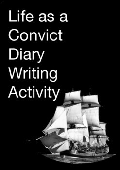 Preview of Life as a Convict diary writing activity
