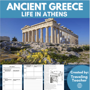 Preview of Life in Athens: Ancient Greece: Reading & Comprehension Passages