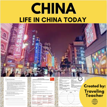 Preview of Life in China Today: Reading Passages + Comprehension Activities