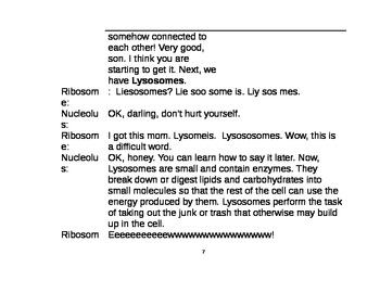 Preview of Life in a Cell - A Children's Book - Biology - Common Core