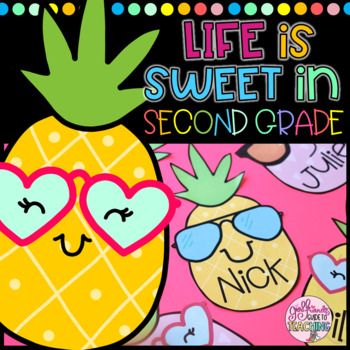 Preview of Life is Sweet in Second Grade Bulletin Board