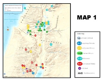 Preview of Life of Christ- MAP 1 (Israel)