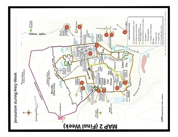 Preview of Life of Christ - Map 2 (Jerusalem - Holy Week/Final Week)