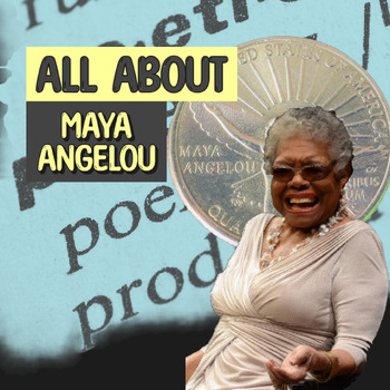 Preview of Life of Maya Angelou Active Listening Comprehension Podcast Activity