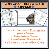 Life of Pi Intro and Chapters 1-8 Bundle