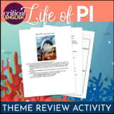 Life of Pi - Theme Development through Textual Evidence Gr