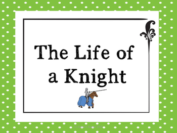 Preview of Life of a Knight in Medieval Europe Resume Writing Activity