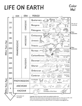 Preview of Life on Earth - Geologic Time Scale