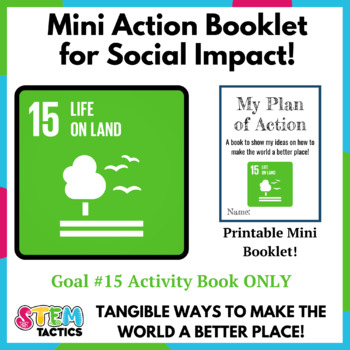 Preview of Life on Land (SDG 15) Take Action Mini Foldable Booklet