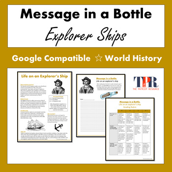 Preview of Life on an Explorer Ship Letter Message in a Bottle (Google)