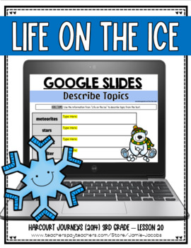Preview of Life on the Ice - 3rd Grade: Google Slides (Distance Learning)