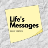 Life's Messages Essay Activity