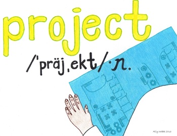 Preview of Life's a Project Cartoon--Printable Montessori Homograph Card