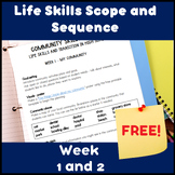 Life skills and transition high school scope and sequence 