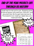 Life through US History: End of the Year Project