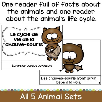 Lifecycle Readers Bundle {French Version} le cycle de vie | TpT