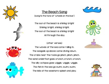 Beach Themed Activities for Preschool and Kindergarten by Kathy Babineau
