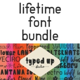 Lifetime Font Bundle | Typed Up Studio