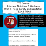 Lifetime Nutrition & Wellness Unit 4:  Food Safety & Sanitation
