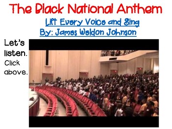 lyrics to lift every voice and sing black national anthem