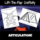 Lift-The-Flap Articulation Craftivity: Camping Theme!