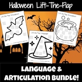 Lift-The-Flap Speech Therapy Craftivity Halloween bundle!