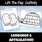 Lift-The-Flap Speech Therapy Craftivity Winter bundle