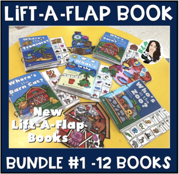 Preview of Lift-a-Flap Interactive Book BUNDLE 1 (print & make books)