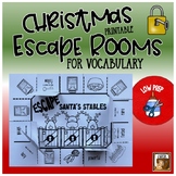 Lift-the-Flap Vocabulary Escape Rooms: Christmas Edition