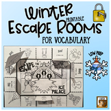 Lift-the-Flap Vocabulary Escape Rooms: Winter Edition