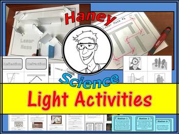 Preview of Light Activities and Reflection & Refraction Lab