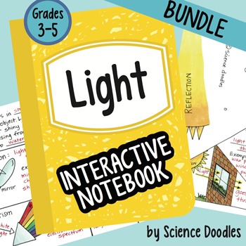 Preview of Science Doodle - Light Energy Interactive Notebook BUNDLE by Science Doodles