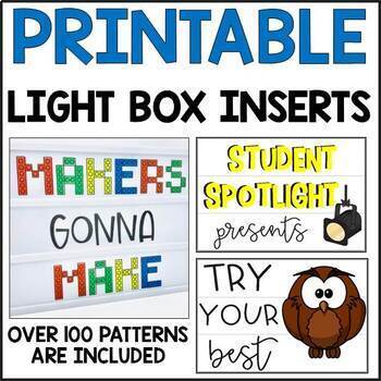 Light Boxes & Resources