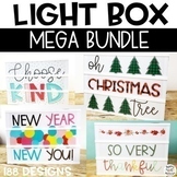 Light Box Inserts Mega Bundle - Heidi Swapp or Leisure Arts