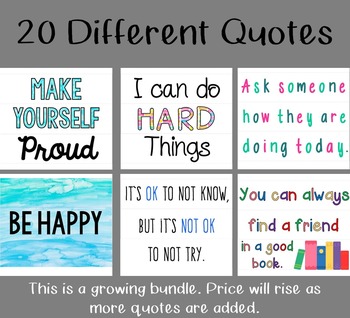 Light Box Slide Inserts: Inspirational Quotes (A Growing 