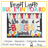 Light Bulb Bulletin Board | Back to School | Editable