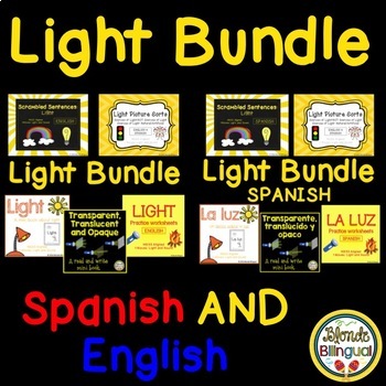 Preview of Light Bundle - Bilingual English and Spanish