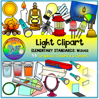 Preview of Light Clipart (Elementary Standard: Waves)