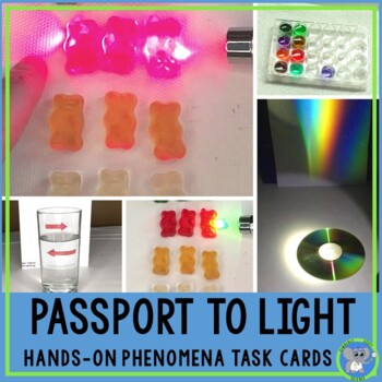 Preview of Light Energy Activities | Differentiated Science Stations With CER Prompts
