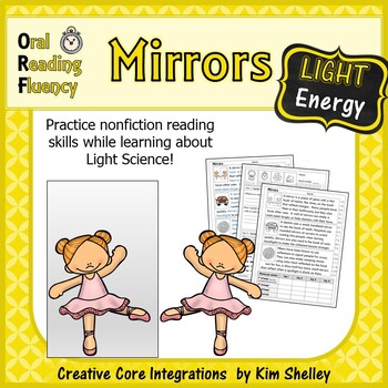 Preview of Light Energy Nonfiction Fluency - Mirrors