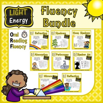 Preview of Light Energy Nonfiction Fluency Passages BUNDLE