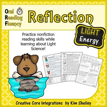 Preview of Light Energy Nonfiction Fluency - REFLECTION