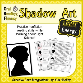 Preview of Light Energy Nonfiction Fluency - Shadow Art