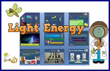 Preview of Light Energy  Power Point Presentation PPT