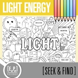 Light Energy Vocabulary Search Activity | Seek and Find Sc
