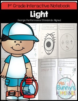Preview of Light Interactive Notebook (1st Grade)
