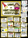 Light, Light sources and properties of light -Posters, Voc
