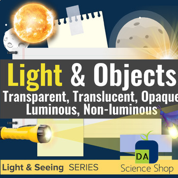 Preview of Light & Objects - Transparent, Translucent, Opaque, Luminous & Illuminated