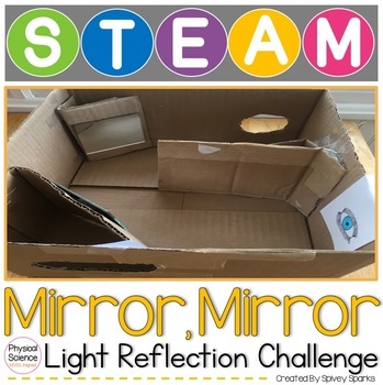 Preview of Light Reflection STEAM and STEM Challenge
