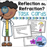 Light- Reflection and Refraction: Task Cards